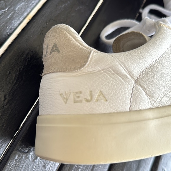 Veja White and Tan Sneakers - Picture 7 of 14